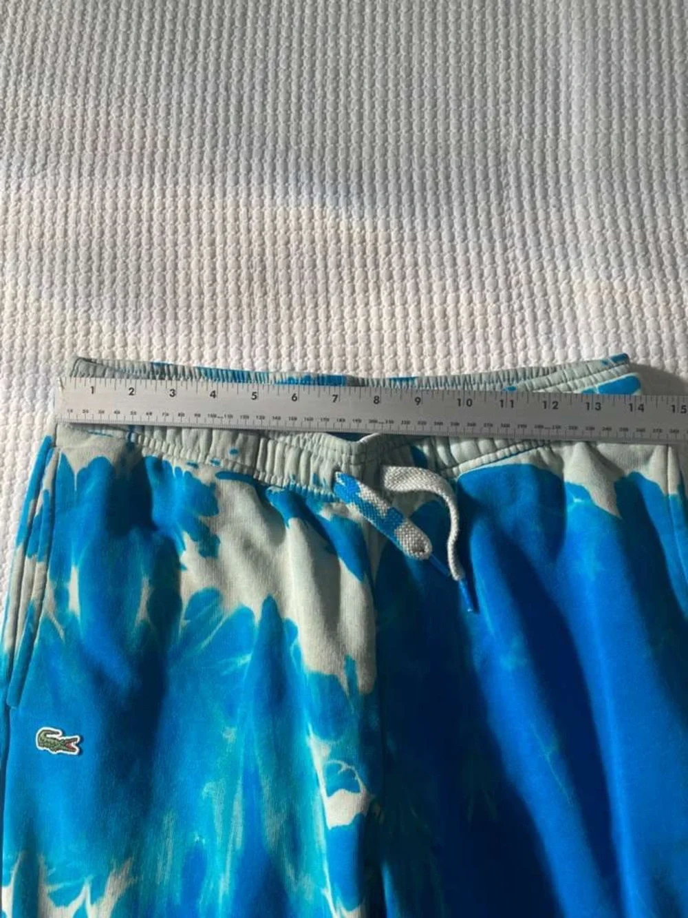 Lacoste Sport Tie Dye Jogger‎ Sweatpants Unisex Medium Blue Streetwear athletic
